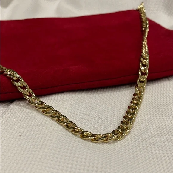 Ann Taylor Red Suede Shoulder Clutch Bag - Picture 6 of 9